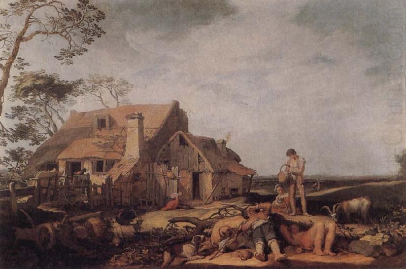 BLOEMAERT, Abraham Landscape with Peasants Resting china oil painting image